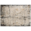 Scatterbox Tempest Rug Grey / Gold angled picture of the full rug
