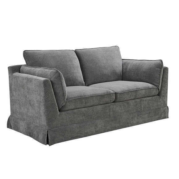 Experience Style and Comfort with the Seraph 2 Seater Sofa Charcoal