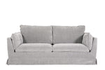 Textured linen-look fabric on the Seraph 3 Seater Sofa