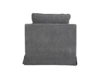 Plush bedroom armchair - Seraph Armchair Charcoal