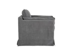 Cozy gray armchair - Seraph Armchair Charcoal with loose cushions