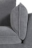 Seraph Armchair Charcoal with plastic legs - Charcoal armchair