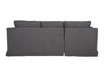 Cozy L-Shaped Seraph Corner Sofa Charcoal (LHF) - Charcoal Elegance for Your Home.