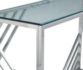 polished stainless steel Serene Coffee Table for living room
