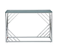 Modern glass console table Serene Console Table for hallways