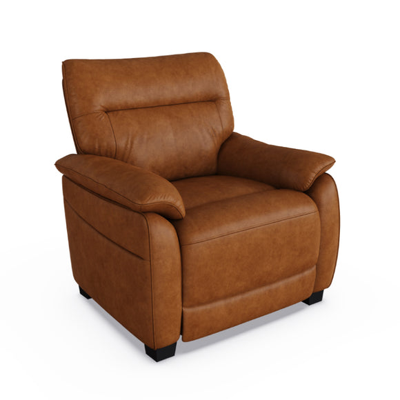 Stylish and Comfortable Armchair in Tan - Serenza Leather