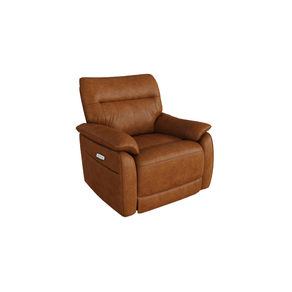 Elegant Tan Recliner Armchair - Serenza Recliner Chair