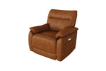 Relax in Style with Serenza Recliner Chair - Tan Electric Recliner