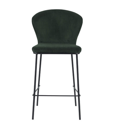 Shea Counter Stool Dark Green