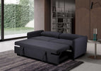 Comfortable sofa bed: Sheila Dark Grey Sofabed in your home.
