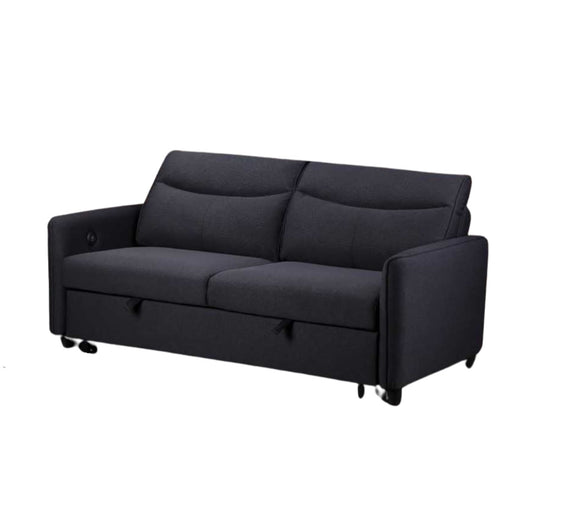 Modern living room furniture with Sheila Dark Grey Sofabed.
