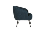 Sitting room chair with textured fabric
