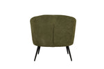 Sitting room chair with textured fabric