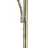 LED floor lamp with satin nickel finish