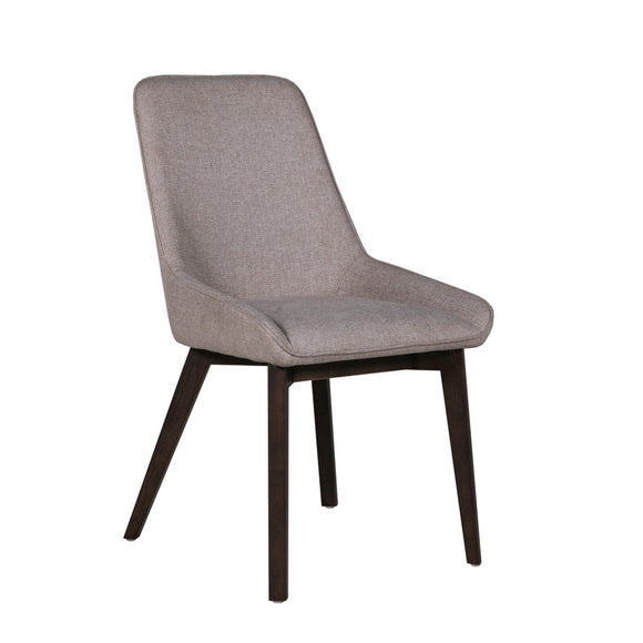 Modern latte dining chair for a stylish home interior.