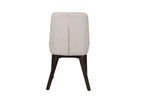 Natural fabric dining chair, perfect for a chic kitchen or dining room.