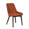 Elegant fabric dining chair for a chic dining experience – Sogno Dining Chair Rust