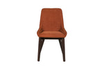 Stylish and comfortable dining chair in rich rust hue
