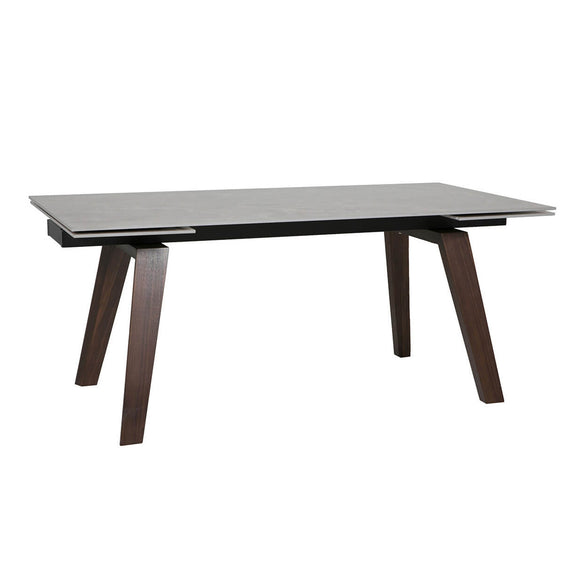 Stylish dining table with sintered stone top – Sogno Extendable Dining Table