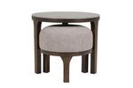 Elegant pouffe stool for luxurious comfort