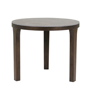 Chic round side table with sintered stone top – Sogno Side Table Round