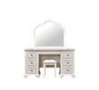 Luxury Vanity Dressing Table with Stool and Mirror - Complete Set.