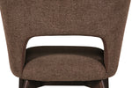 Dining room chairs with a rich textured finish.
