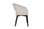 Fabric dining chairs for a touch of luxury and comfort.