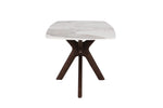 Sleek and minimalistic dining table design
