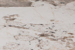 Sintered stone adds a modern touch to this side table.