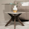 Contemporary end table for a stylish living space.