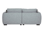 Elegant Spencer 4 Seater Sofa Grey in luxurious chenille fabric