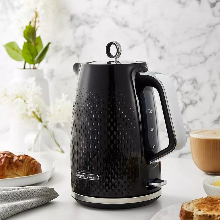 Swan Elegance 1.7LT Jug Kettle Black