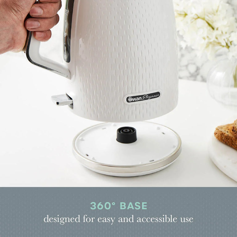 Swan Elegance 1.7LT Jug Kettle White