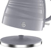 Swan Symphony 1.7 Litre Jug Kettle Grey close view picture of the swivel base
