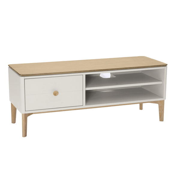 Scandi design TV stand - American white oak furniture