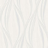 Tango White and Silver Wallpaper close view picture of the color shade and pattern