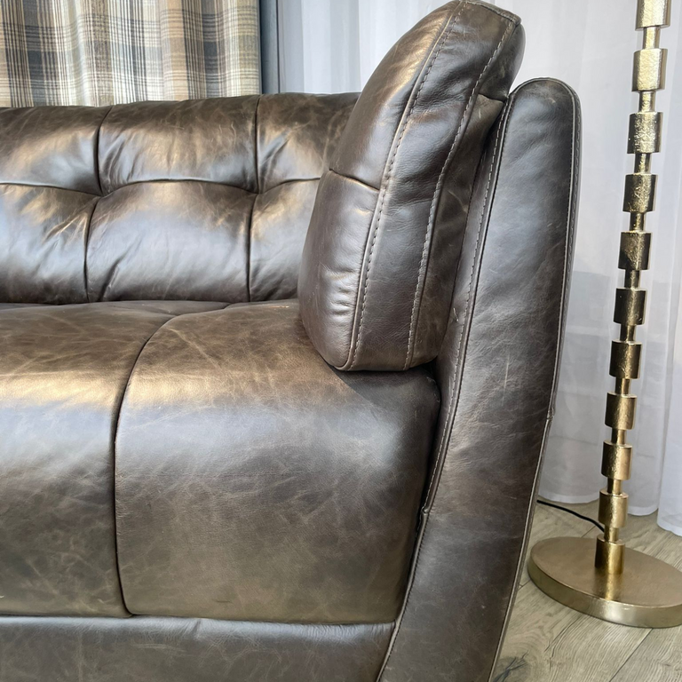 Theo 3 Seater Leather Sofa