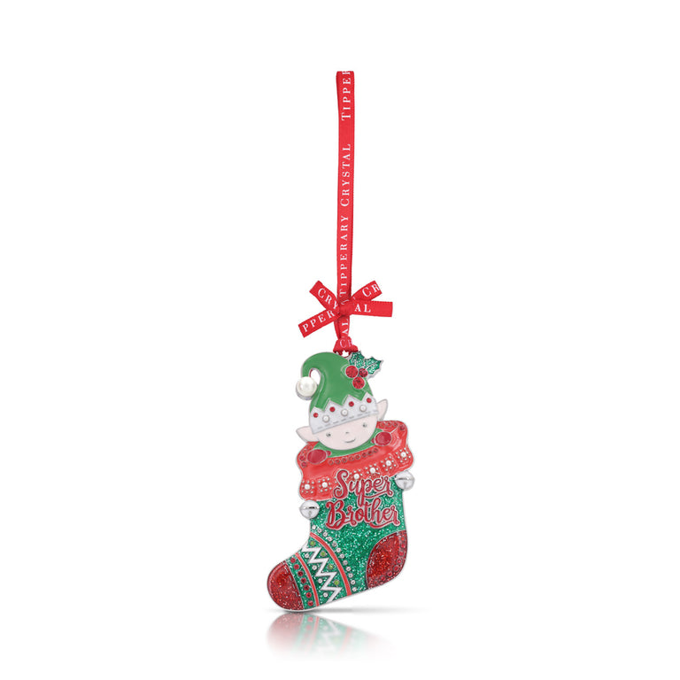 Tipperary Crystal Loved Ones Christmas Decoration Super Brother