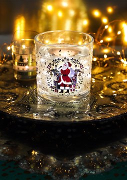 Tipperary Crystal Santa LED Candle