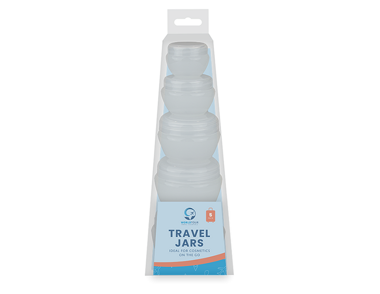Travel Jars 5 Pack