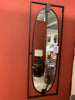 Trento Rectangular Wall Mirror Blackpicture of the display model