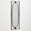 Trento Rectangular Wall Mirror Black long wall mirror