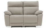 Contemporary Leather Sofa - Electric Reclining Comfort