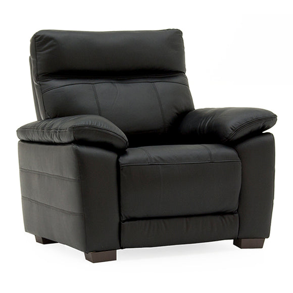 Tropea Armchair Black - Classic and Elegant Leather Armchair
