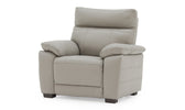 Modern Single Sofa Chair - Tropea Armchair Light Grey