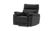 Electric Recliner Armchair - Tropea Recliner Chair Black