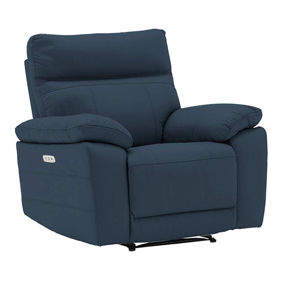 Tropea Recliner Chair Indigo Electric - Contemporary Comfort and Style