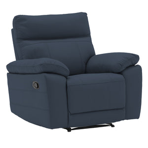 Tropea Manual Recliner Chair Indigo - Timeless Elegance and Comfort