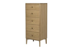 Oak chest of drawers for bedroom